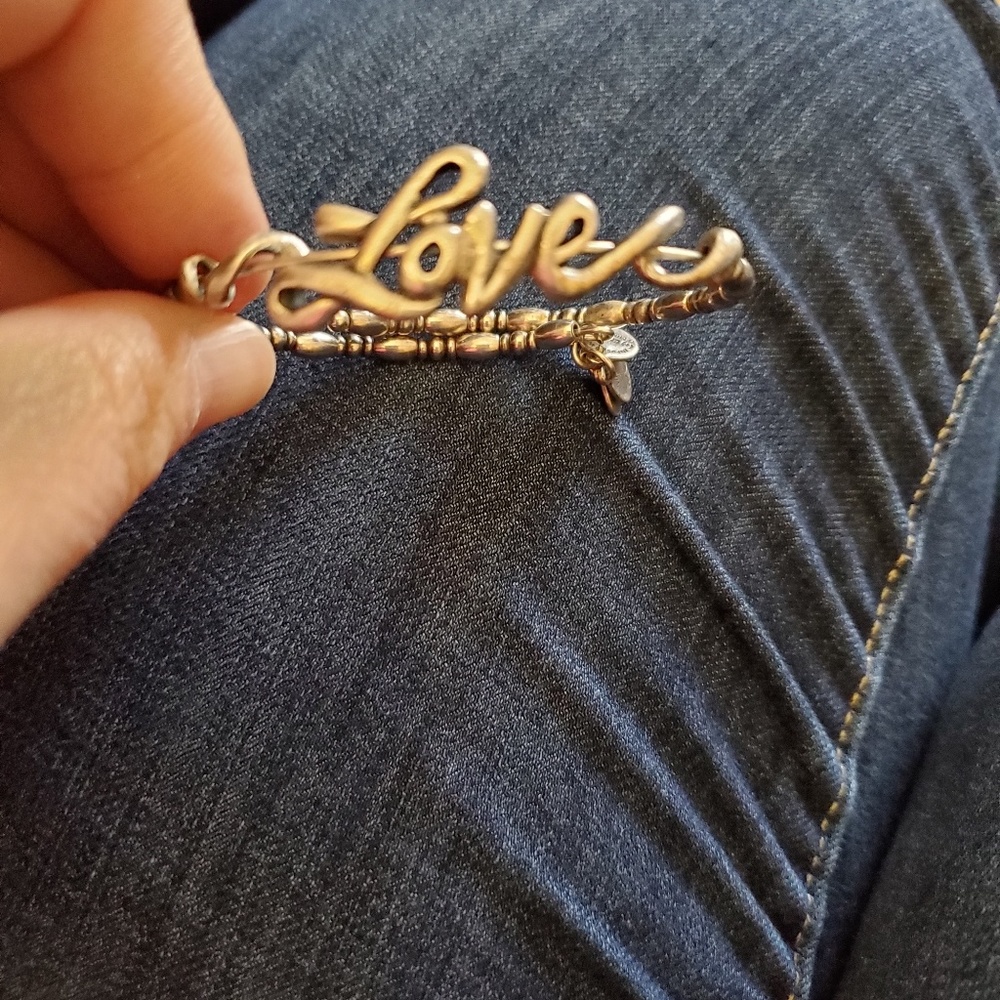 Alex and Ani love bracelet